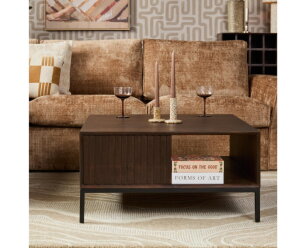 Salontafel Madison Brown | 80 cm | Vierkant