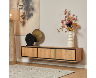 Zwevend tv meubel RichWood | 160 cm