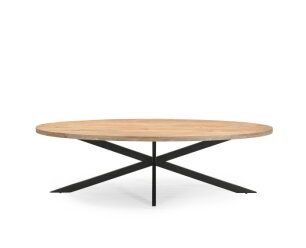 Eetkamertafelblad Ellips 25+25 270