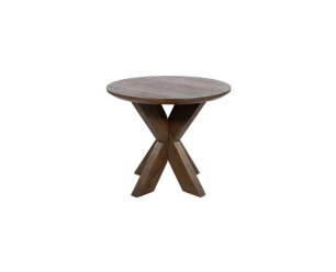 Bijzettafel &Oslash;50, H43, Acacia Marron Brown - Gemini Table Collection