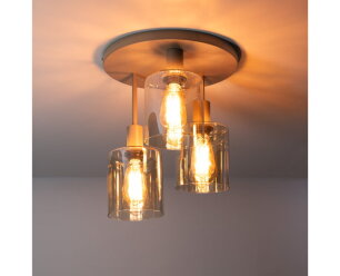 Plafondlamp Sepiora 3L - Beige