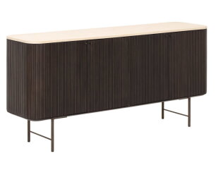 Dresser Maroon, 4 doors,85x180x45 cm, mahogany + mortex