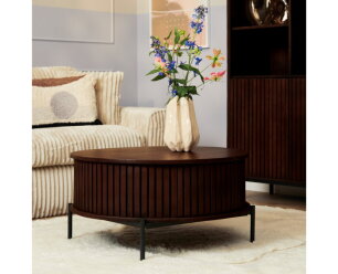 Salontafel Madison Brown | 80 cm | Rond