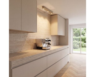 Plafondlamp Bar 3L - Beige