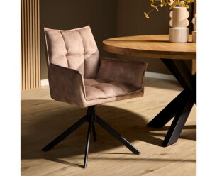Eetkamerstoel Dani | Velvet Beige
