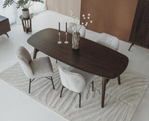 Aura Eetkamertafel espresso 240 cm