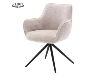Fondo Armstoel - fabric Mona 110 Sand (draaibaar)