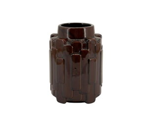 Vase Geary small - bruin | BY-BOO
