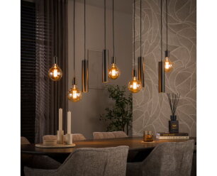 Hanglamp Senso 5+4L - Sienna bruin