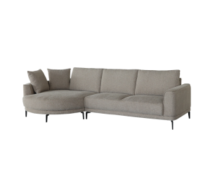 Prescot 2 5-AR + Chaise L - Sahara 400 brown