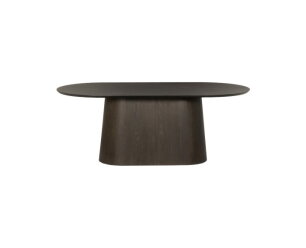 Eettafel Novero ovaal eiken 200x110 cm - Espresso