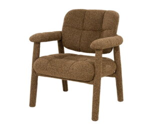 Lounge chair Knox - brown | BY-BOO