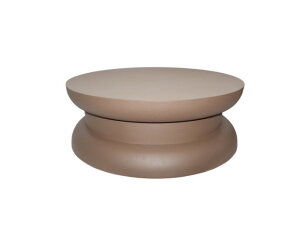 Parma salontafel, &Oslash;85, H30, Brown - Formaggio Collection