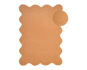 by fonQ Scallop Vloerkleed - Peach - Organisch - 120 x 170 cm