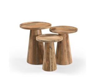 Bijzettafel Conische Voet set van 3