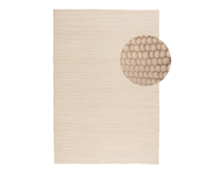 by fonQ Dots Vloerkleed - Cr&egrave;me - Rechthoekig - 160 x 230 cm