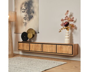 Zwevend tv meubel RichWood | 200 cm