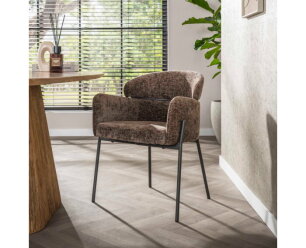 Armstoel ronde rug VPE2 - Rich taupe