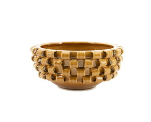 Bowl Loopa 36x39cm - mustard | BY-BOO