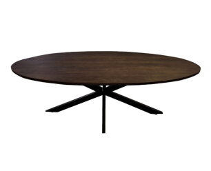 Eettafel Jesper Ovaal 210 cm - Bruin