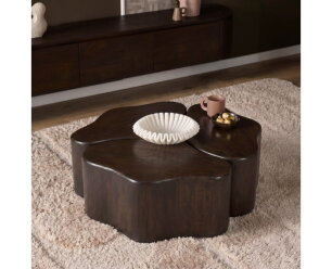 Salontafel Elara Mangohout Bruin 115 cm