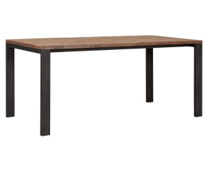 Dining table Tracks,78x175x90 cm, 3 cm recycled teakwood top