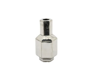 Candle holder Axis small - silver | BY-BOO