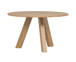 Rhonda Eettafel Ø129cm Eiken Naturel [fsc] - WOOOD