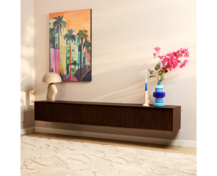 Zwevend tv meubel Madison Brown | 200 cm