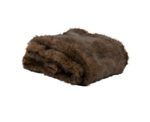 Plaid Foxy Fox 170x130cm - dark brown | BY-BOO