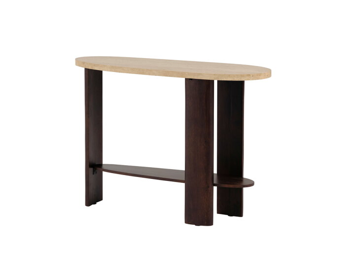 Wandtafel Miami 110cm travertin - Bruin | Mysons