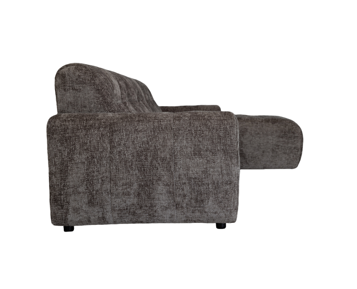 Memphis 3-AL + Chaise R - Haga 16 charcoal