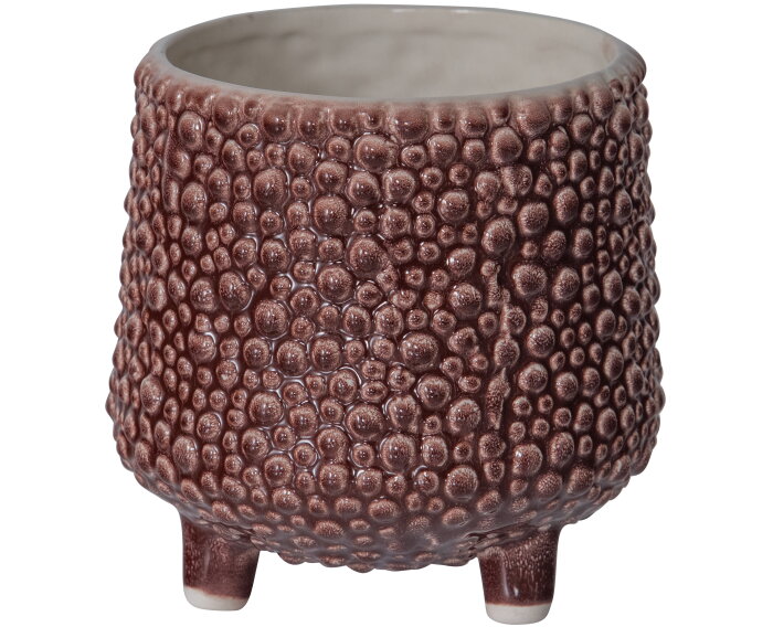 Serene Vaas Keramiek Aubergine - BePureHome