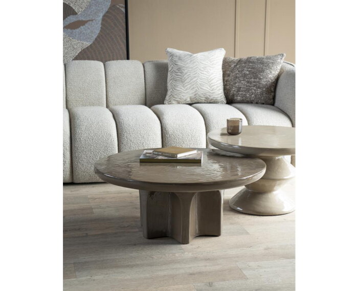 BY-BOO Circolo Salontafel rond large 80x80cm - bruin