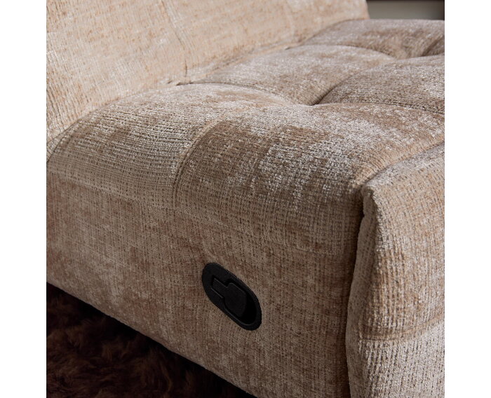 Relaxfauteuil Chill - Draaibaar & Verstelbaar - Cremona stof - Beige - 78&times;97&times;90 cm - Starfurn