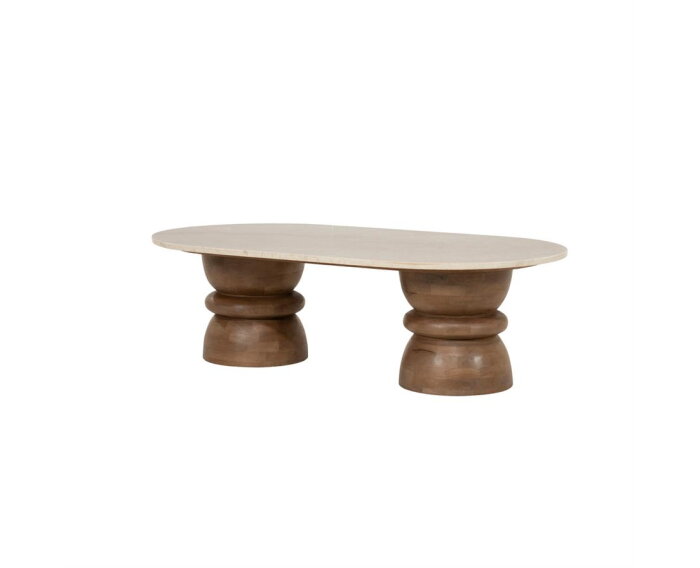 Salontafel Pippa 120x65cm - naturel | Eleonora