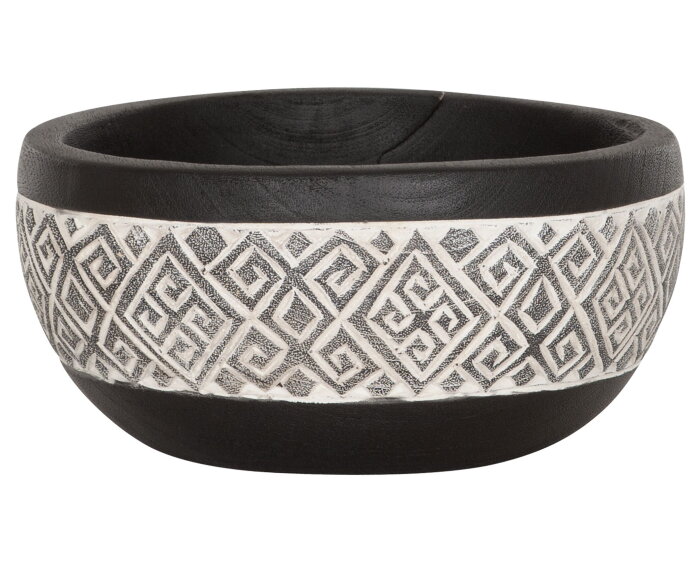 Bowl Tribal black- ORDER by 2 pcs,12x&Oslash;24 cm