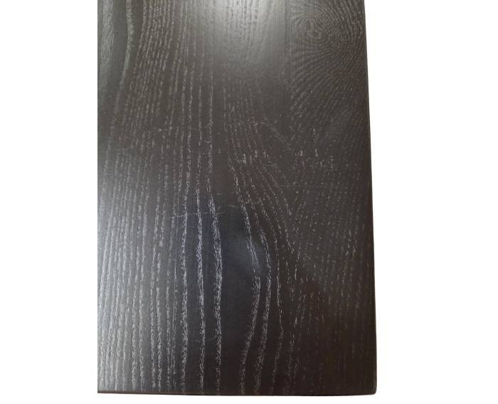 Horeca tafelblad Essenhout -  70x70x4 cm - zwart