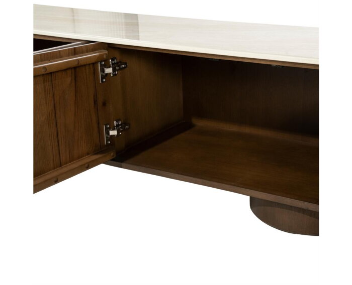 TV meubel Leandro 180x44cm - bruin | Eleonora