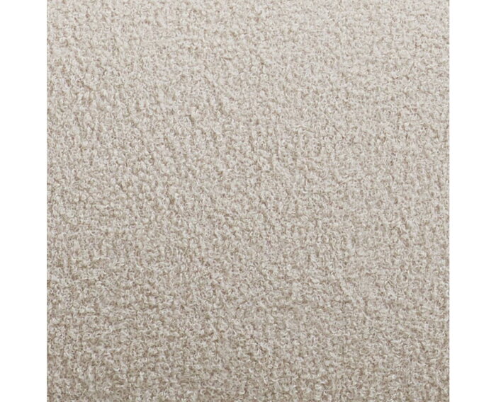 Organische hoekbank Valerie Boucl&eacute; met chaise longue rechts - 276x150x75 cm - Japandi - Beige
