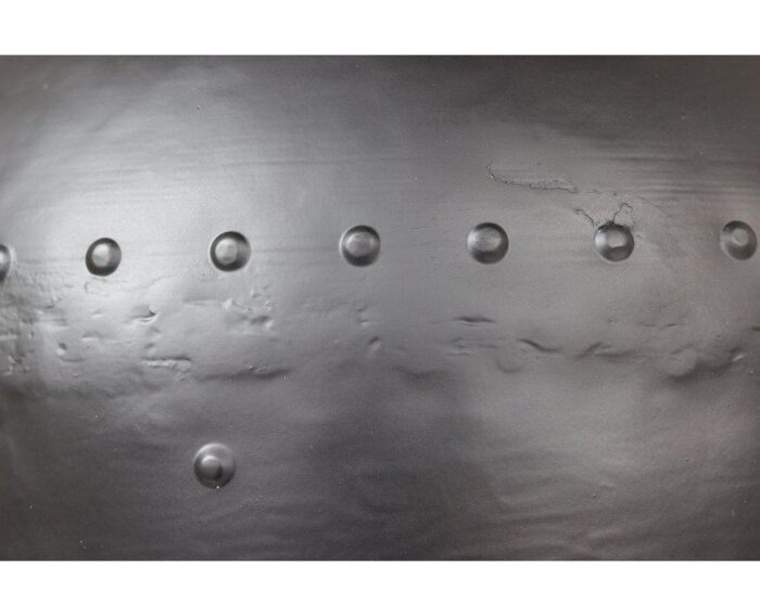 Tafellamp met nagels - 36x36x50 - Zwart - Metaal