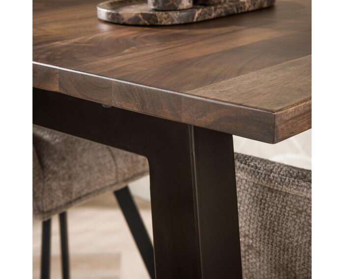 Bartafel Edge Pure 147 - Massief acacia bruin