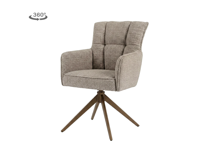 Bardi Armstoel - Cremona 24 clay - Anodic (draaibaar)