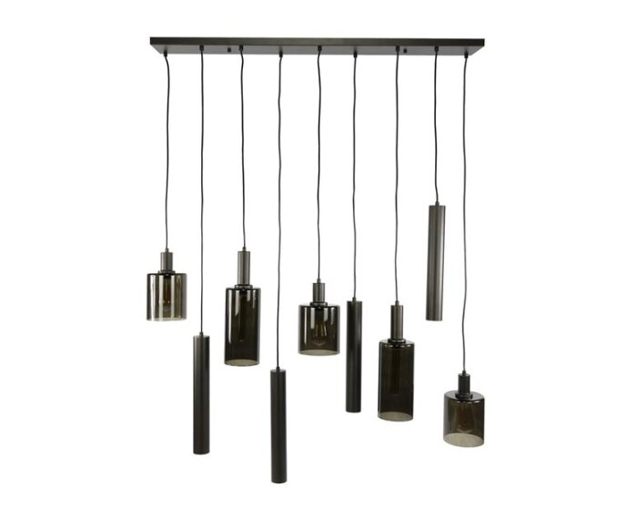 Hanglamp Sepiora 5+4L - Sienna bruin