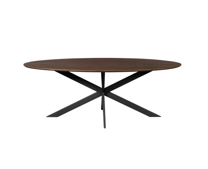 Eiken eettafel Ferris | Ovaal 210 cm | Brown