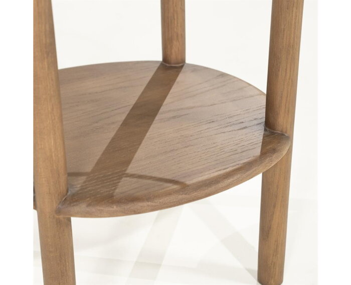 Bijzettafel Cleo 50x45cm - lichtbruin | Eleonora