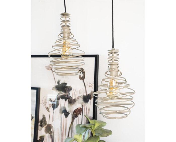 Hanglamp Coil - yellow | BY-BOO
