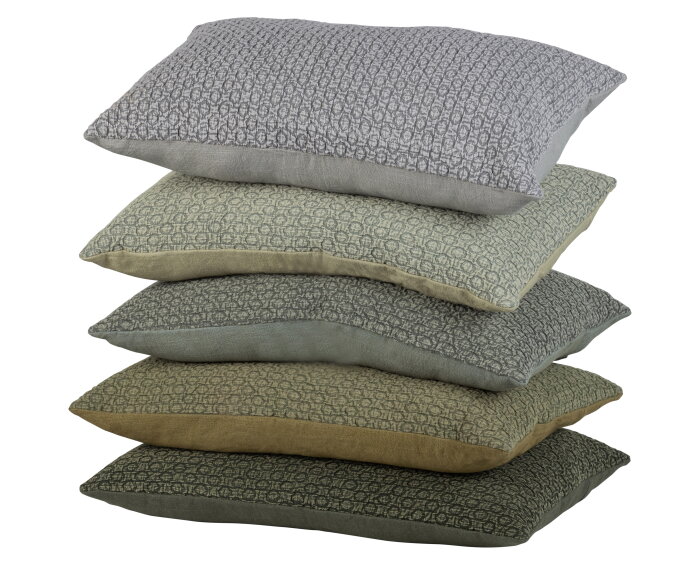 Flatter Kussen Katoen Pale Green 40x60cm - BePureHome