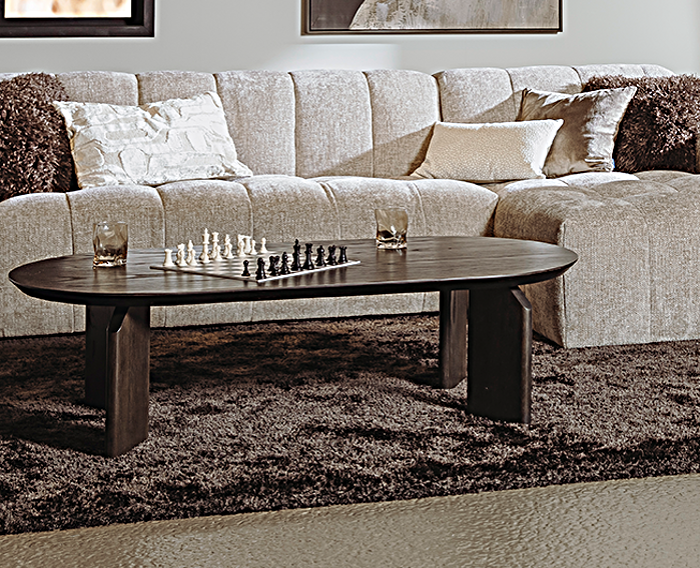 Allure Salontafel donkerbruin 140 cm