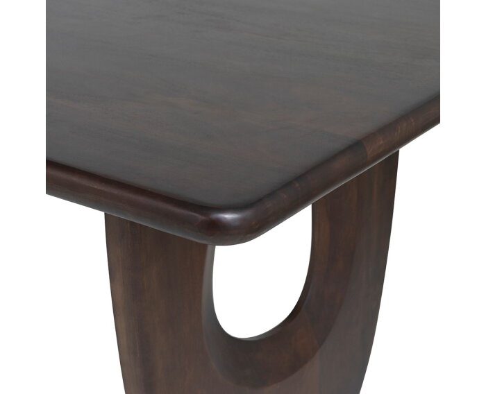 Eettafel Handai mangohout 200x100 cm - Walnoot